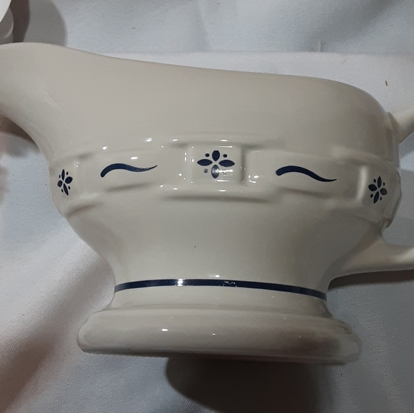 LONGABERGER  CLASSIC BLUE GRAVY BOAT - Picture 5 of 6